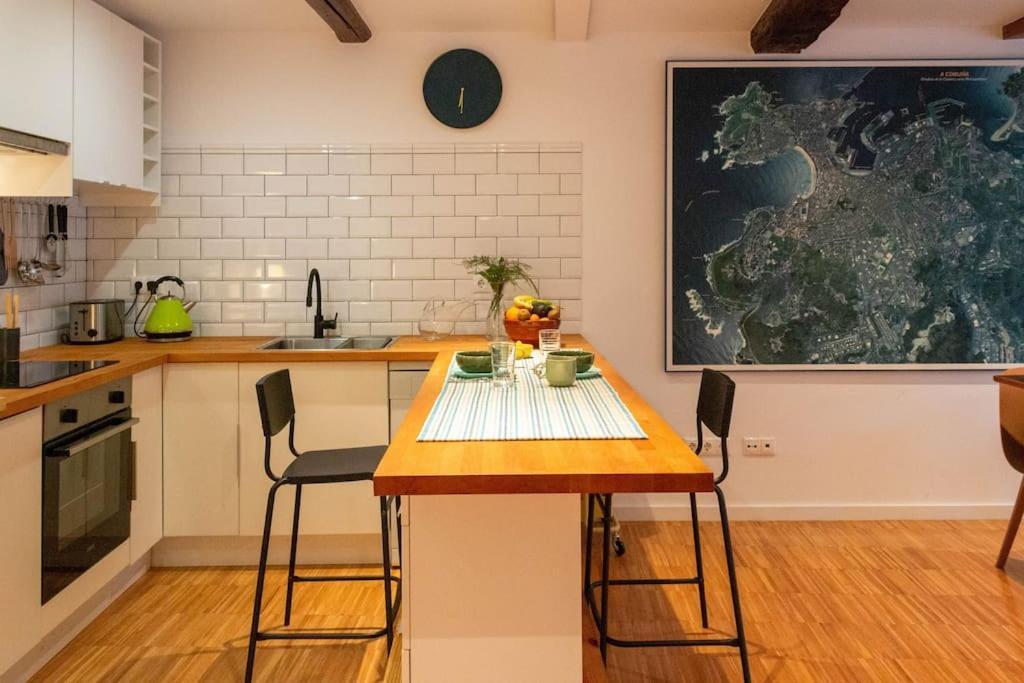 Apartamento Galeria En La Marina A Coruña Exterior foto